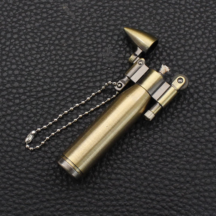 Creative Bullet Portable Keychain Kerosene Lighter