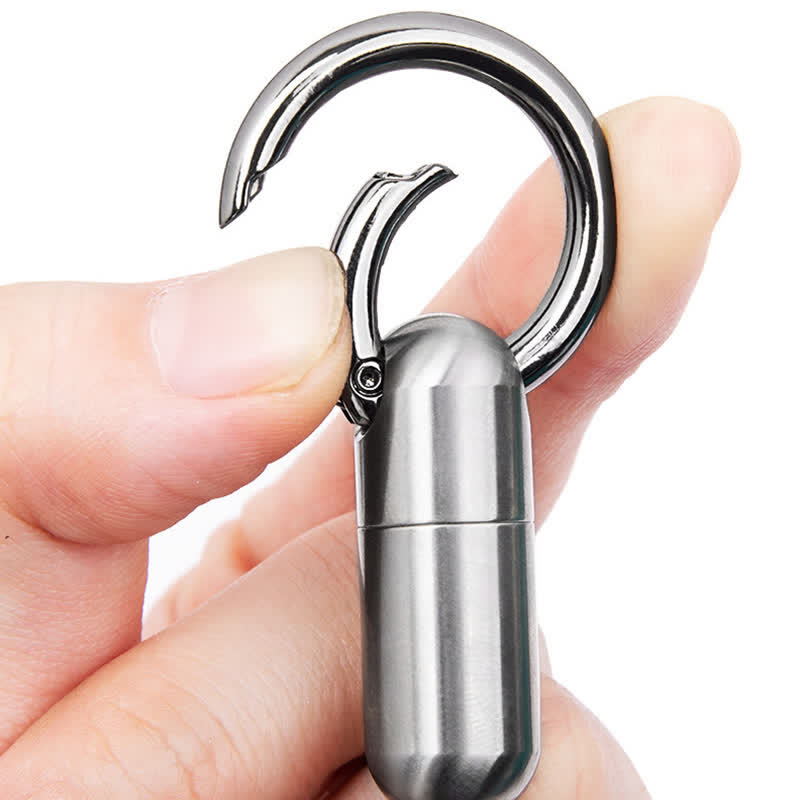 Compact Mini Size Waterproof Pill Container Keychain