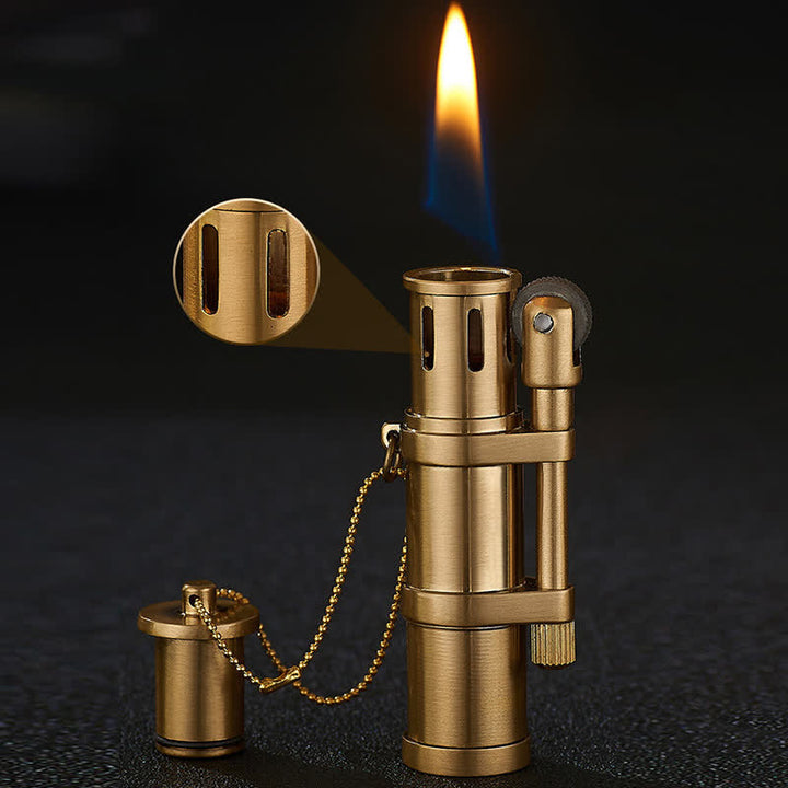 Novelty Bamboo Shape Refillable Kerosene Lighter