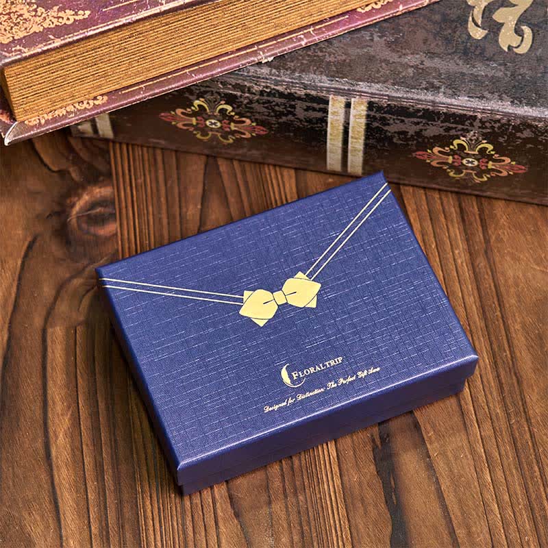 Parent-child Bow Ties Luxurious Wooden Gift Box