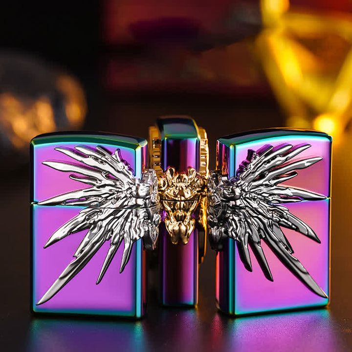 Three Sides 3D Wings Relief Refillable Butane Lighter - image 10