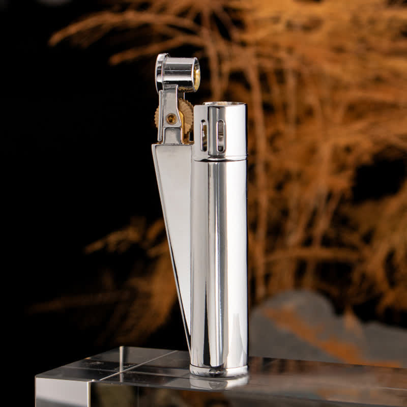 Chic Simple Cylindrical Refillable Kerosene Lighter