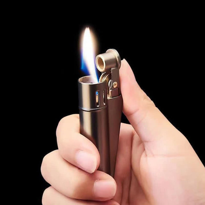 Chic Simple Cylindrical Refillable Kerosene Lighter