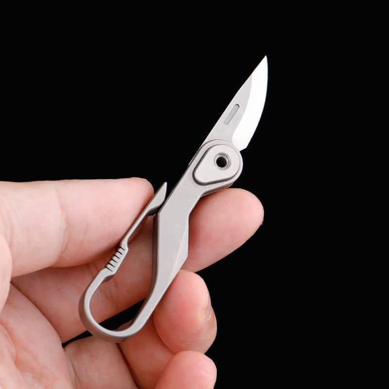 Small Box Cutter Keychain Titanium Mini Folding Knife Box Cutter Keychain – uk.floraltrip