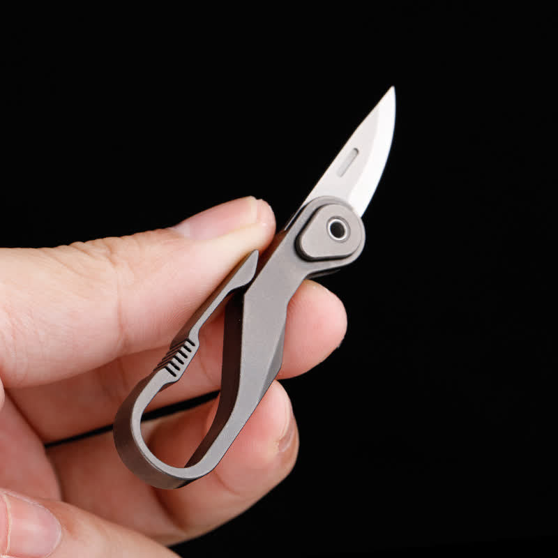 Small Box Cutter Keychain Titanium Mini Folding Knife Box Cutter Keychain – uk.floraltrip