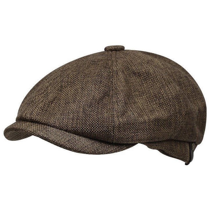 Simple Cool Octagonal Newsboy Beret Cap