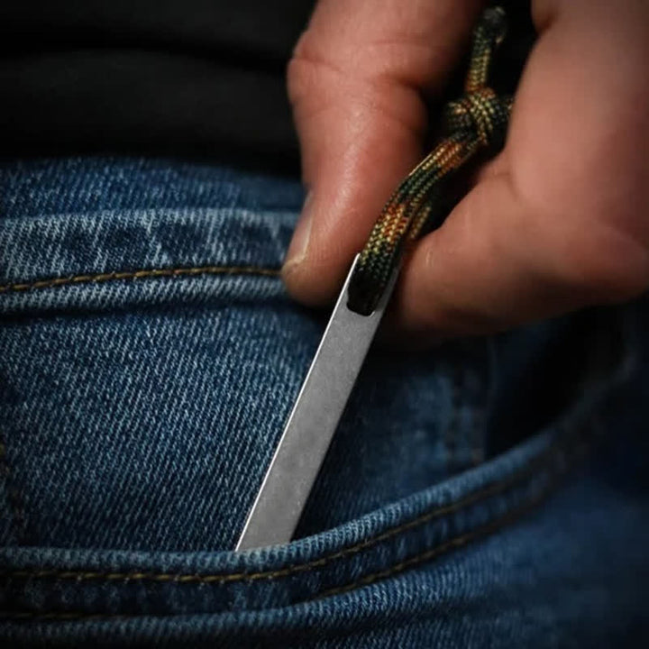 Mini EDC Pry Bar Tool Heavy Duty Keychain - image 0