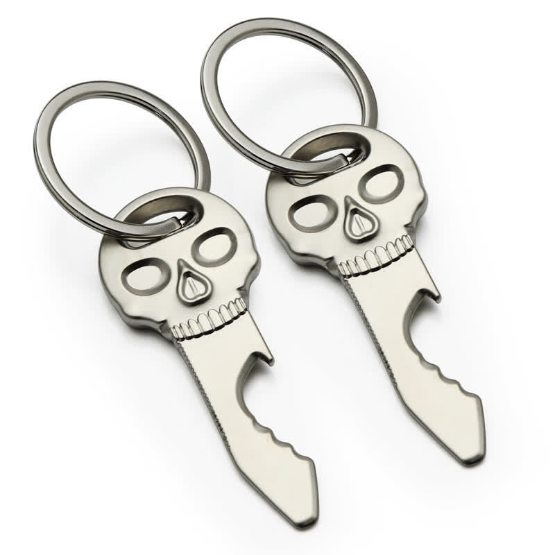 Creative Skull Mask Multi-function Bottle Opener Keychain - image 7