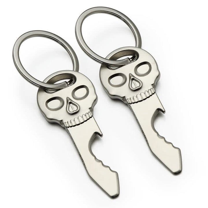 Creative Skull Mask Multi-function Bottle Opener Keychain