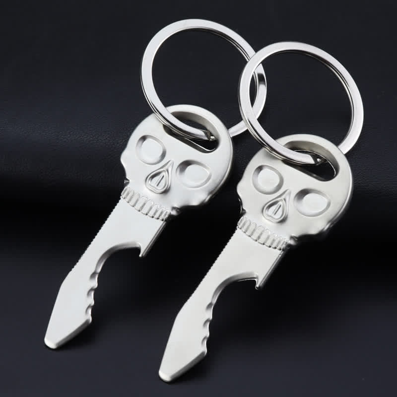 Creative Skull Mask Multi-function Bottle Opener Keychain