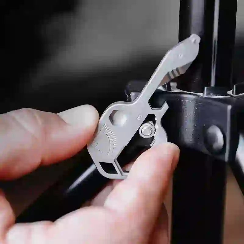Mini Utility 11 In 1 Key-Shaped Common Tools Keychain - image 6
