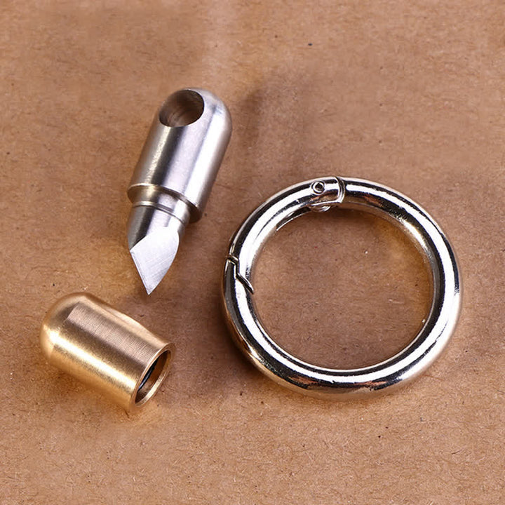 Mini Capsule Pocket Unpacking Cutter Keychain - image 2