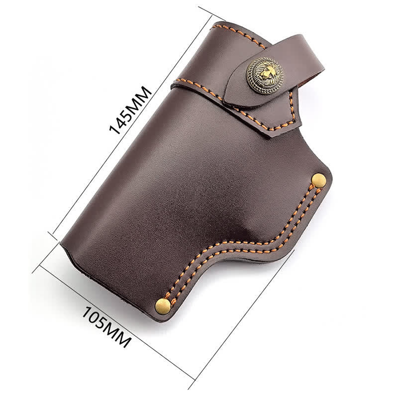 Lion Rivet Leather Holster With Retention Strap Belt Bag – uk.floraltrip