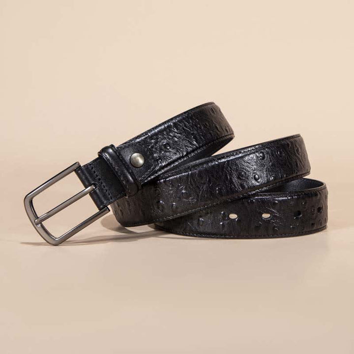 Exotic Crocodile Pattern Alligator Leather Belt