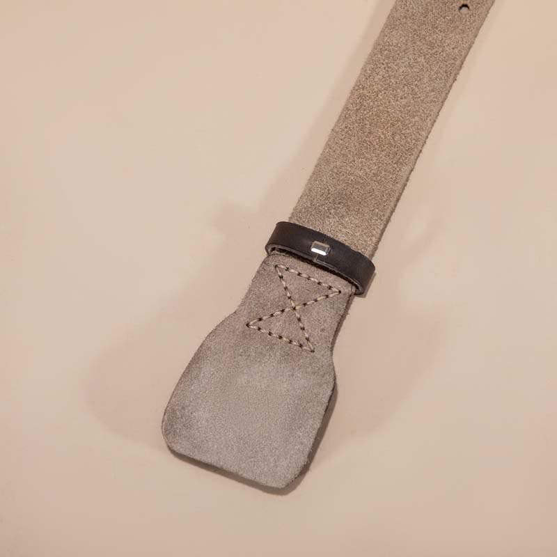 Timeless Square Buckle Double Prong Cowhide Leather Belt - image 5