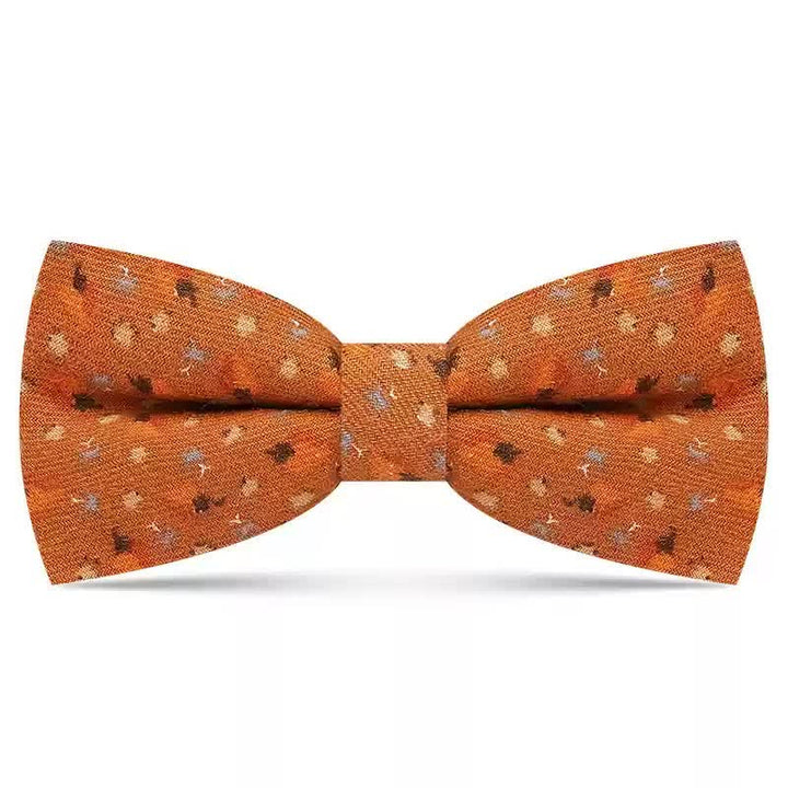 Men's Delicate Floral printed Design Cotton Bow Tie