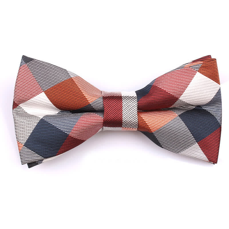 Men's Fashion Casual Modern Checked Narrow Necktie