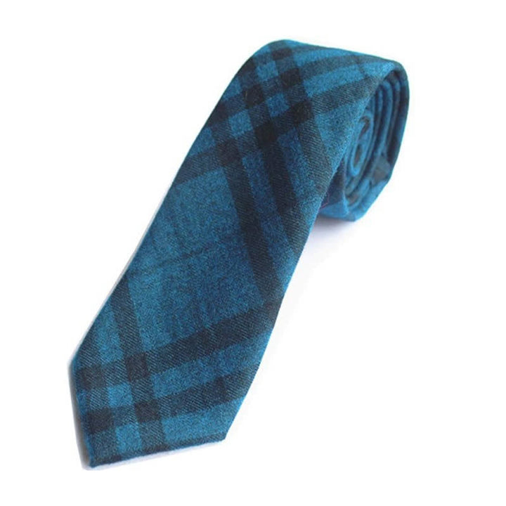 Men's Imitation Wool Retro Plaid Pattern Necktie