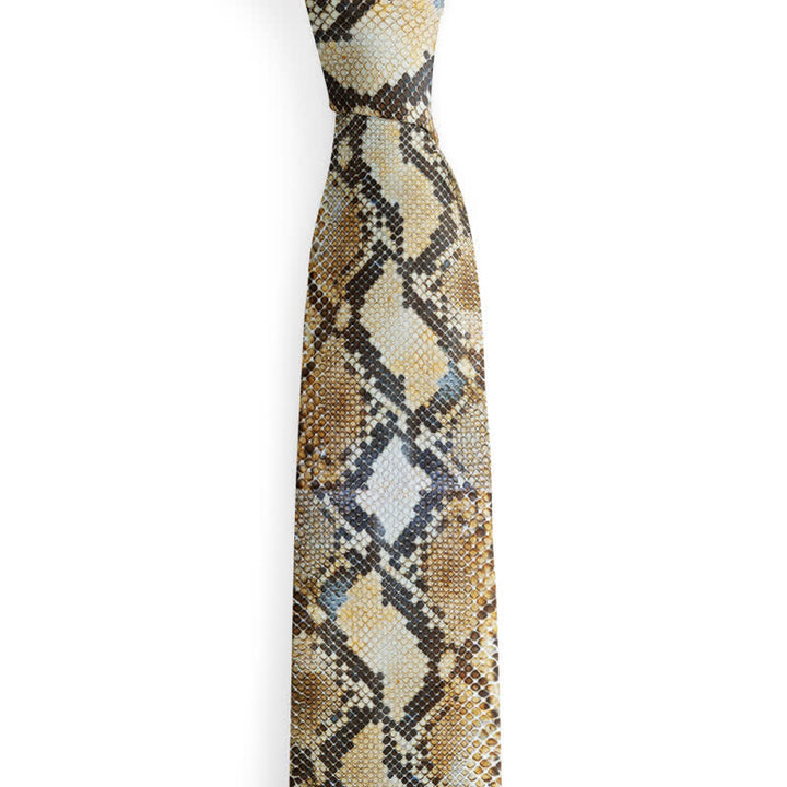 Men's Fun Stylish Animal Skin Printed Necktie