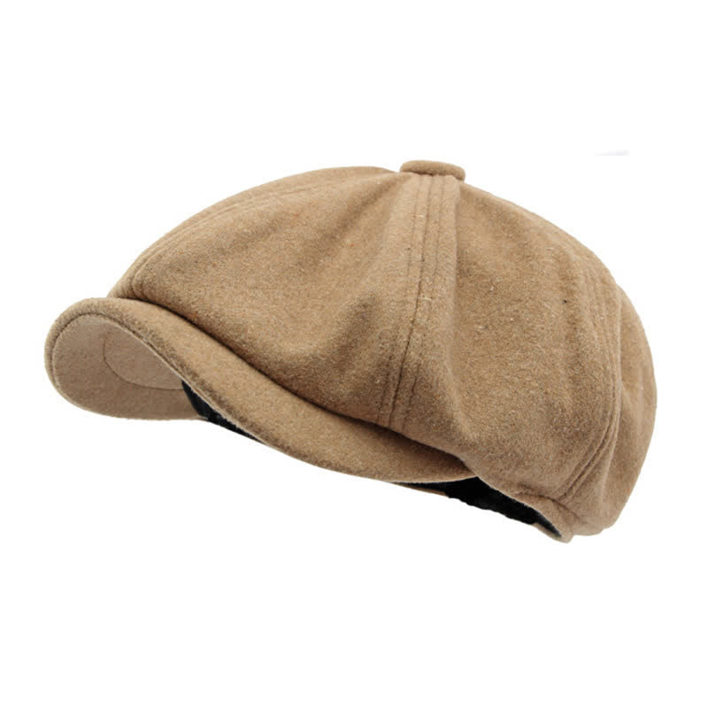 Color Matching Fashion Stitching Newsboy Beret Hat