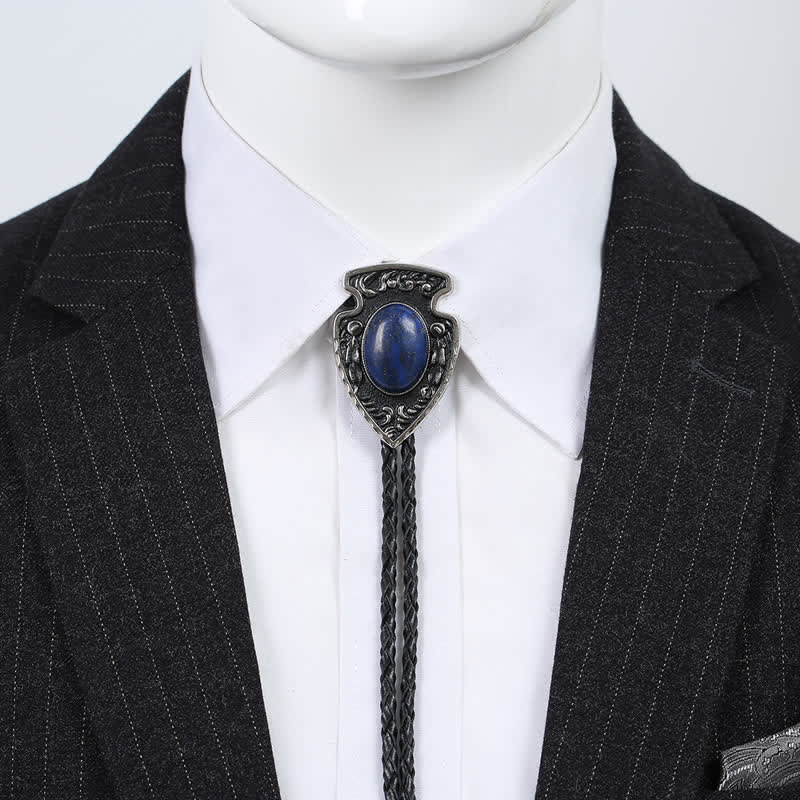 Arrows Tribal Style Artificial Stone Pendant Bolo Tie