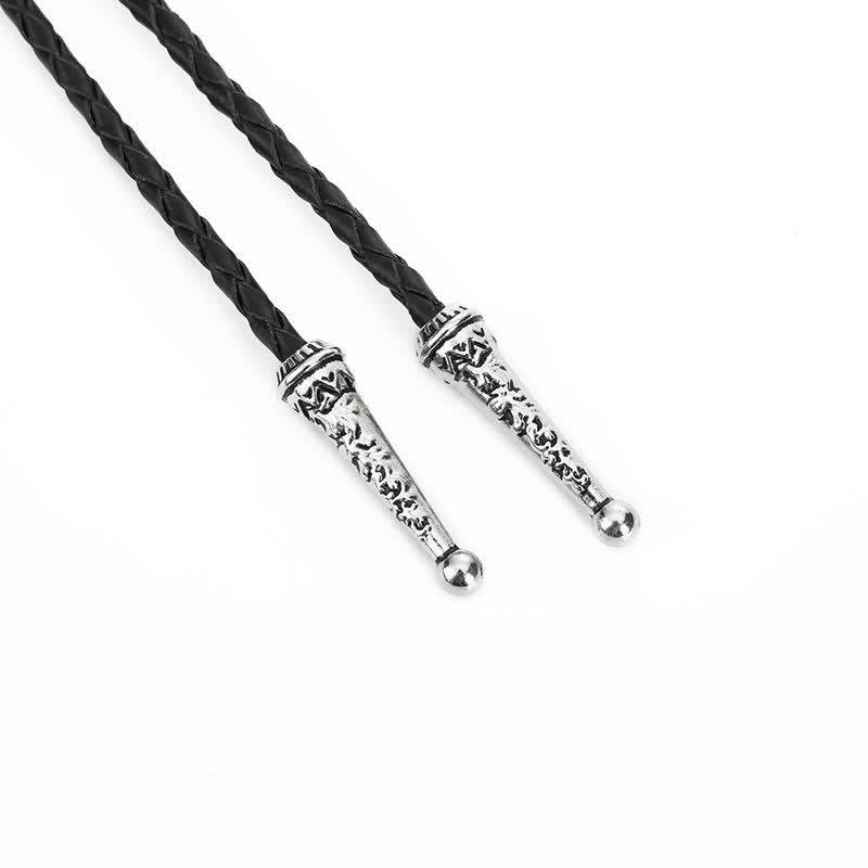 Traditional Snake Flower Pendant Bolo Tie