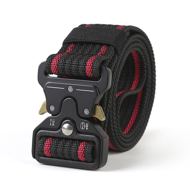 Men's Heavy Duty Release Buttons Tactical Belt