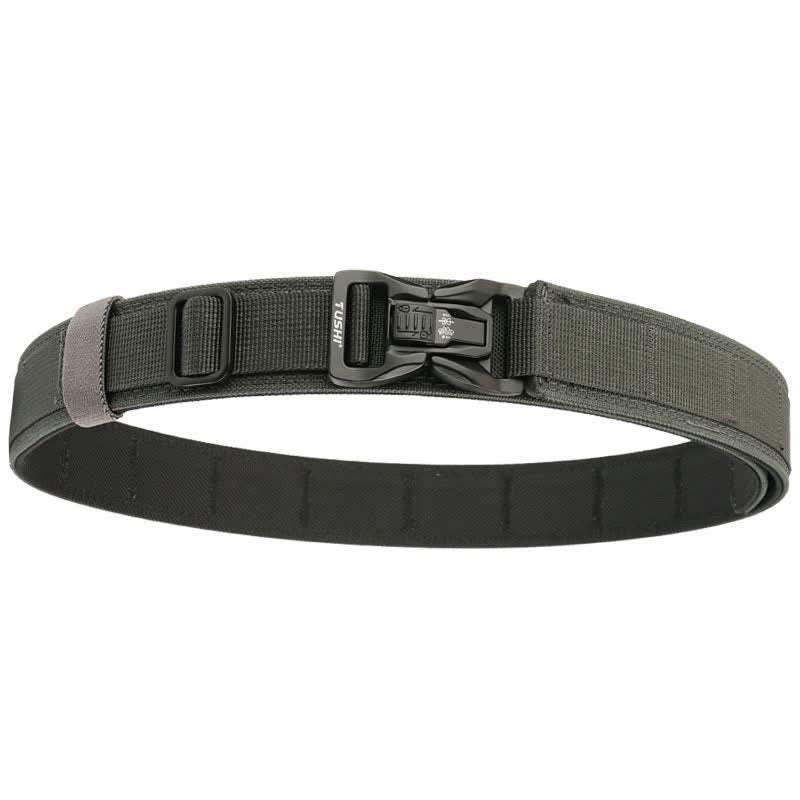 Men's Thickened Double-Locked Quick Release Buckle Tactical Belt