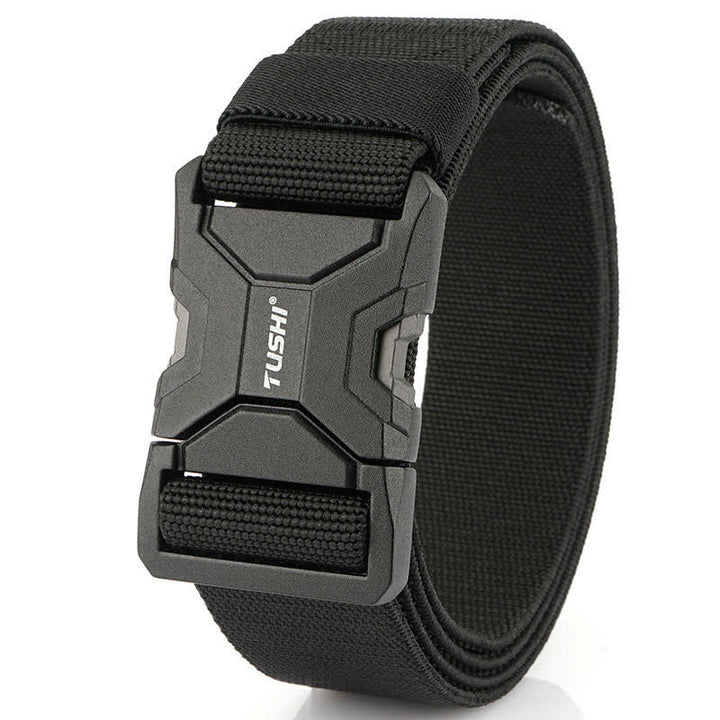 Men's Simple Quick Release Buckle Elastic Tactical Belt