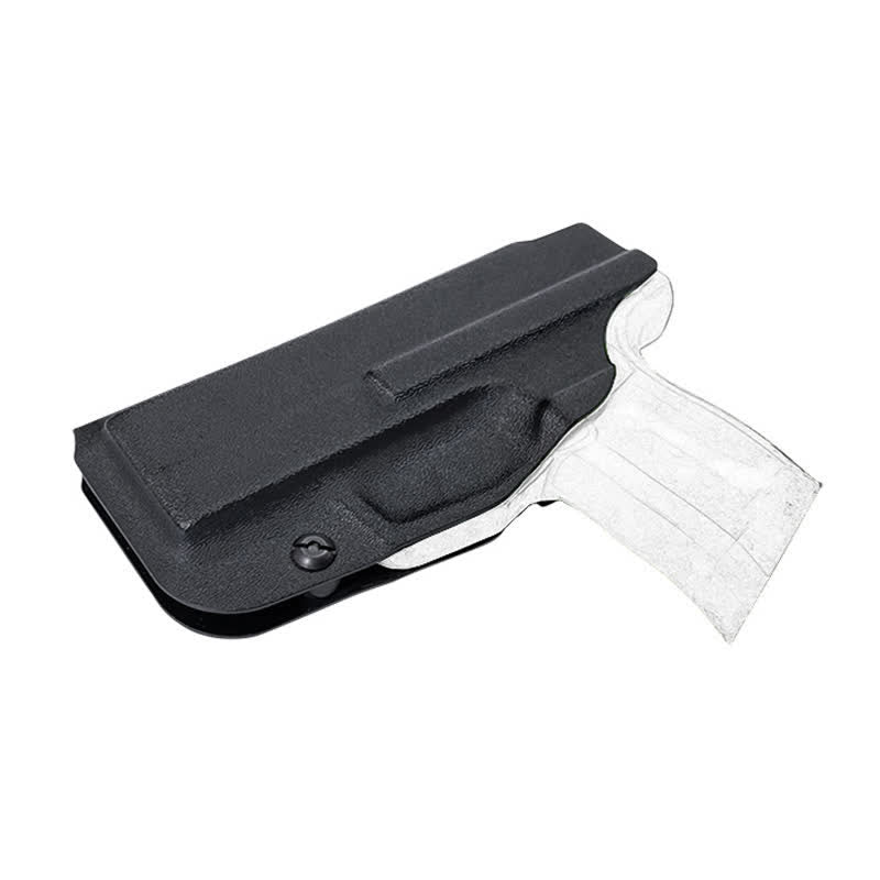 Hard Black Holster Belt Bag with Belt Clip