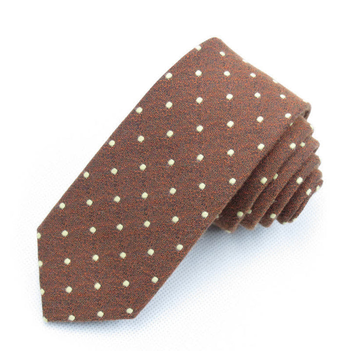 3Pcs Men's Polka Dots Stylish Bow Tie Necktie Set