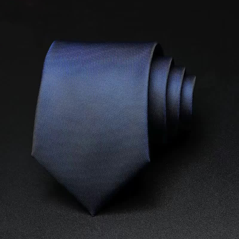 3Pcs Men's Matte Solid Color Business Bow Tie Necktie Set