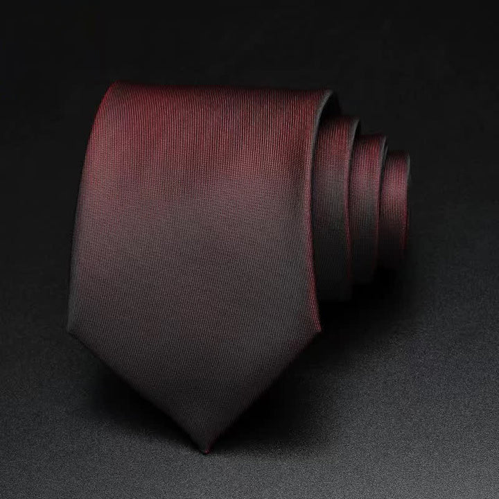 3Pcs Men's Matte Solid Color Business Bow Tie Necktie Set