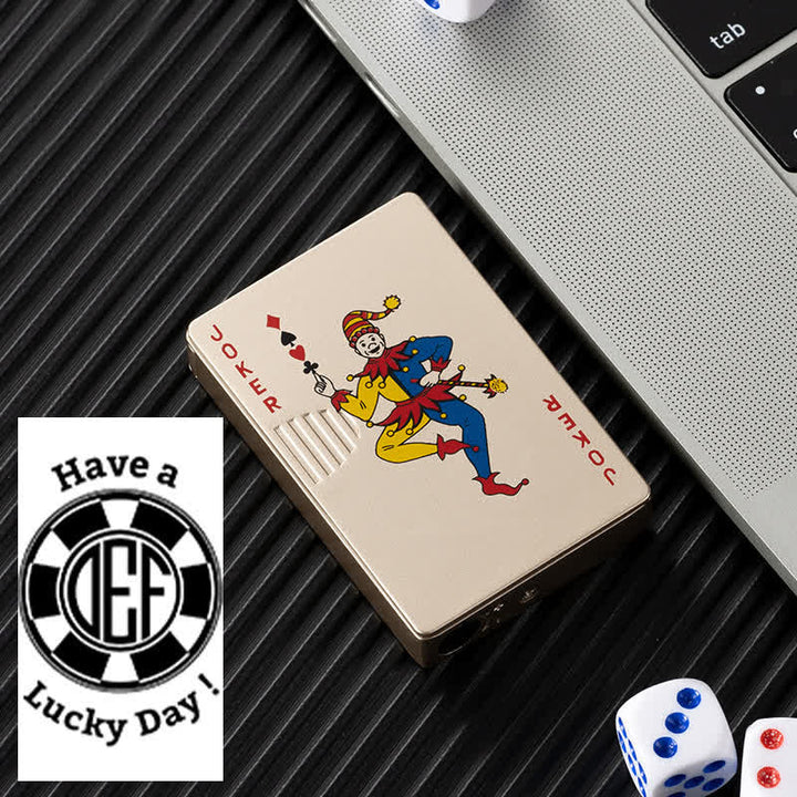 Poker Cards Personalized Custom Back Refillable Butane Lighter