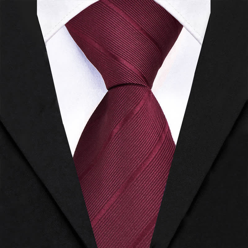 5Pcs Men's Twilled Necktie Rose Brooch Bow Ties Gift Box