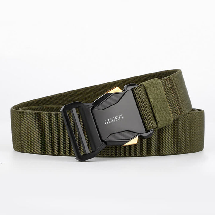 Men's Simple Sport Black Quick Release Nylon Tactical Belt