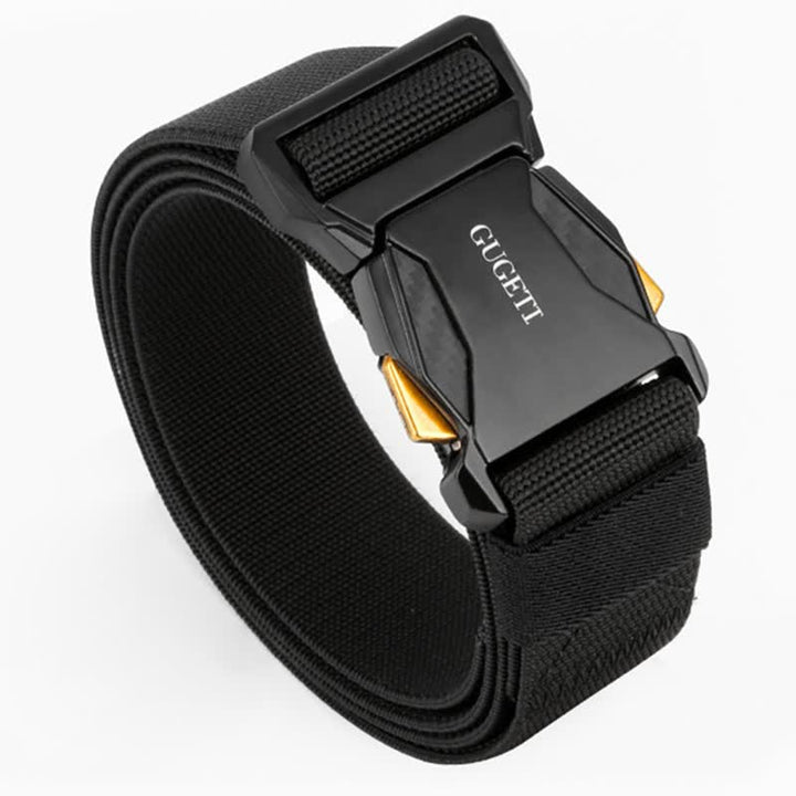 Men's Simple Sport Black Quick Release Nylon Tactical Belt