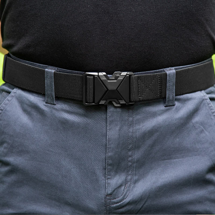 Men's Thick Nylon Tactical Quick Release Buckle Belt