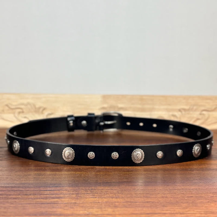 Punk Rock Heavy Metal Rvet Studded Leather Belt