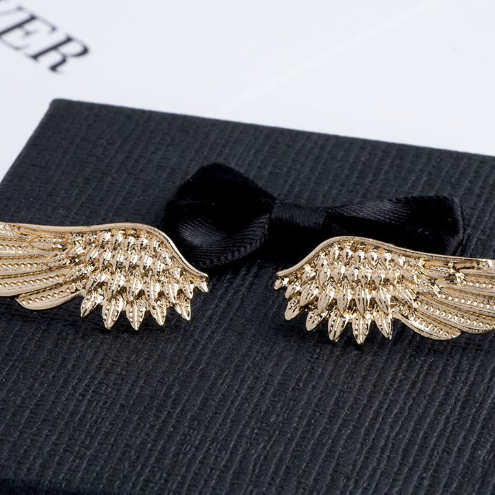 Retro Wings Brooch Gold Silver Shirt Accessories