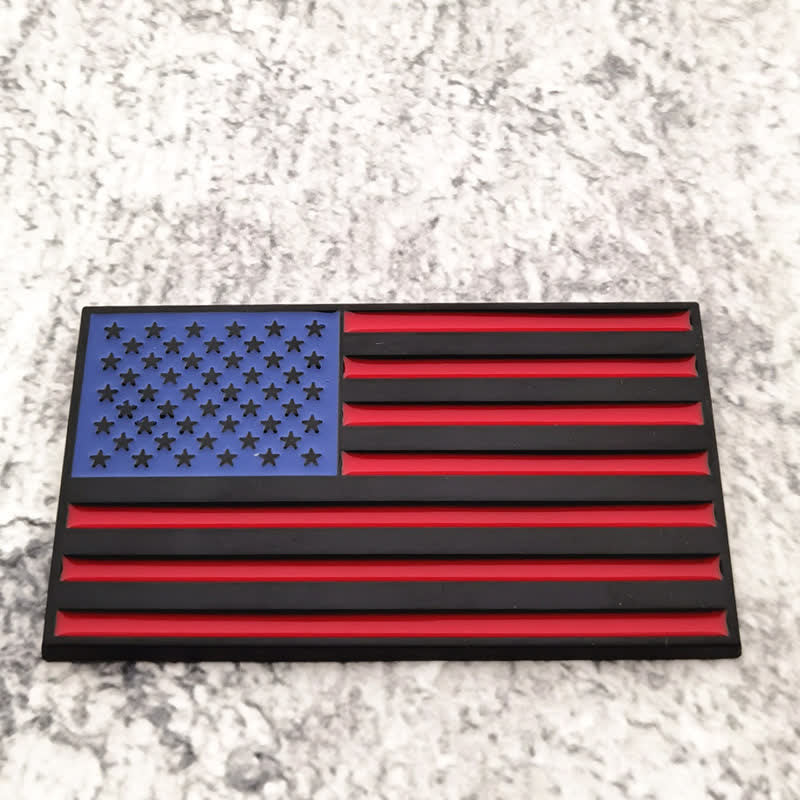 American Flag Metal Sticker Car Badge