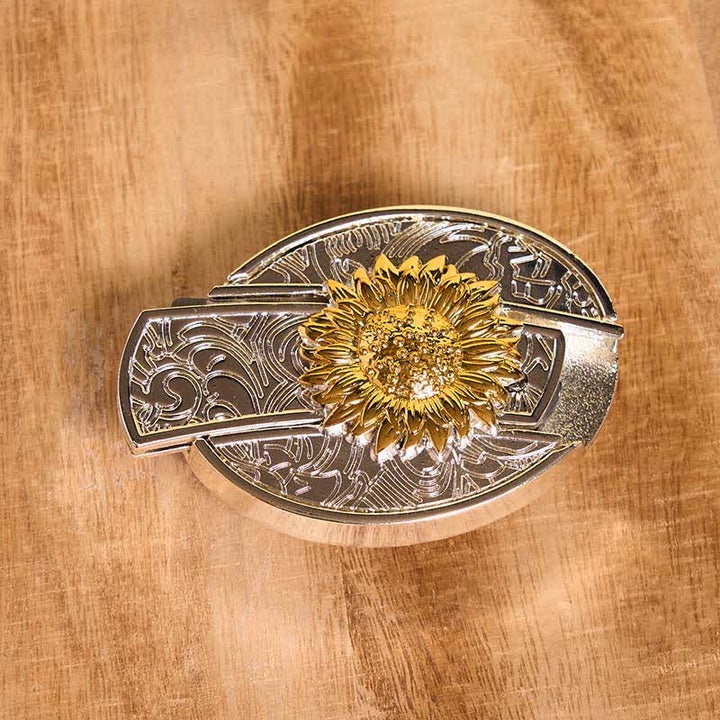 Gold & Silver DIY Hidden Knife Belt Buckle Turquoise Longhorn Pendant Bundle Set - image 12