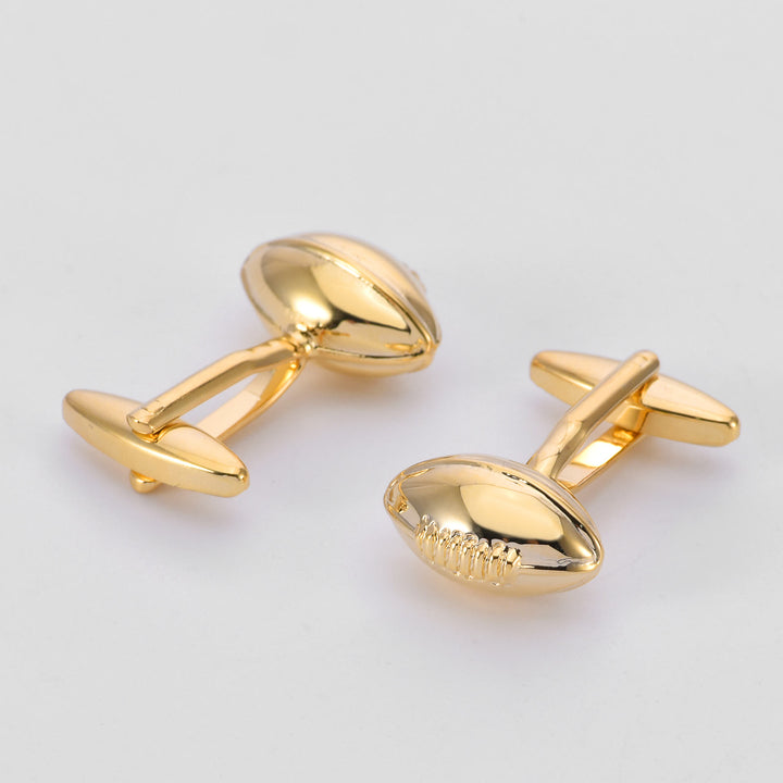 Men's 1 Pair Rugby Time Button Covers Set Cufflinks - image 8