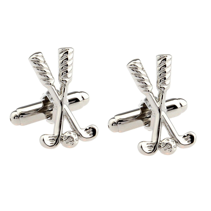 Men's 1 Pair Golf Time Button Covers Set Cufflinks - image 14
