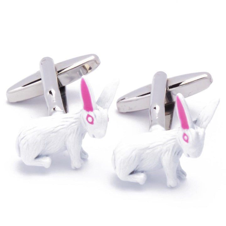 Men's 1 Pair Cute Bunny Button Covers Set Cufflinks - Bunny - image 0