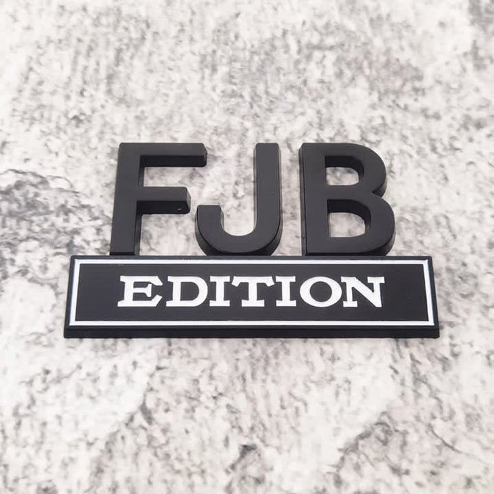 FJB EDITION Metal Sticker Car Badge