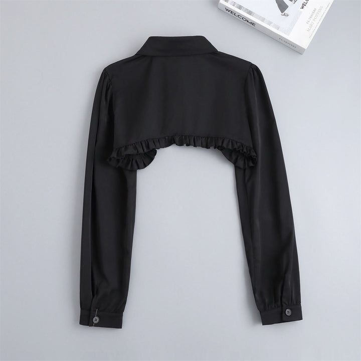 Short Capelet For Sunscreen Detachable Half Shirt Blouse