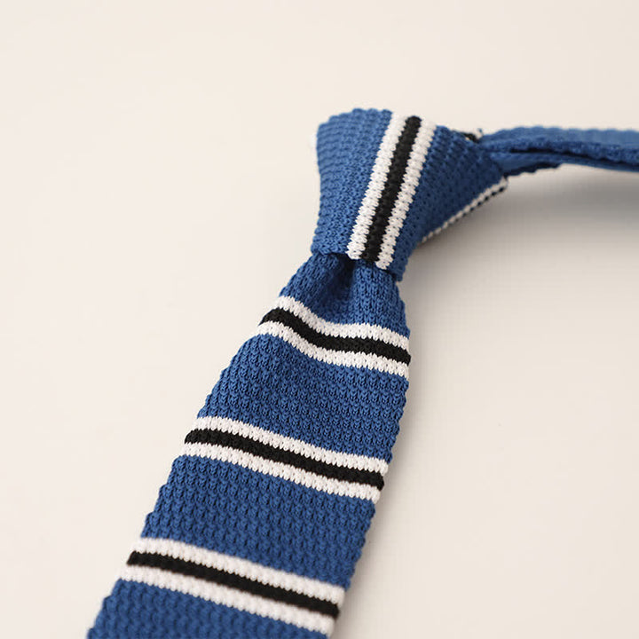 Men's Striped Narrow Suit Knitted Necktie