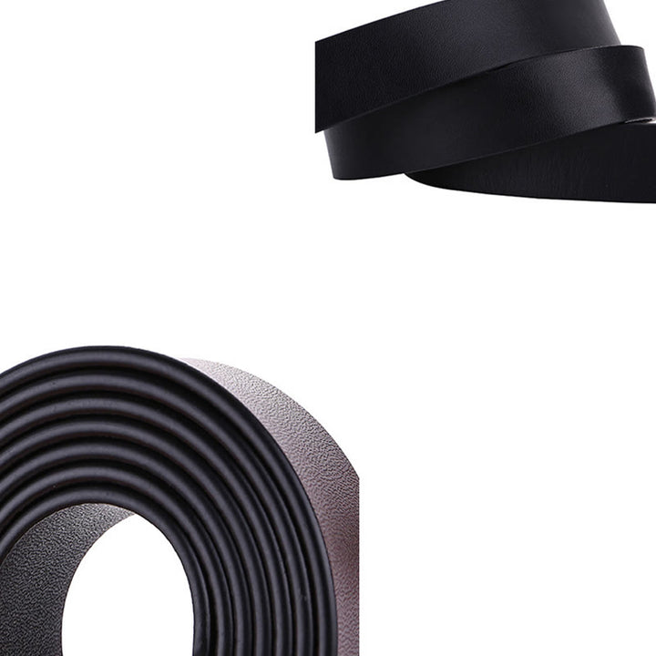 Black Brown Knot Belt Dress Leather Belt For Women - image 4