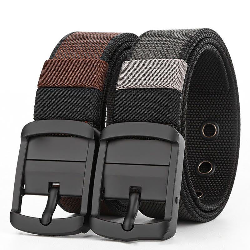 Men's Two Side Use Rotatable Buckle Sports Belt